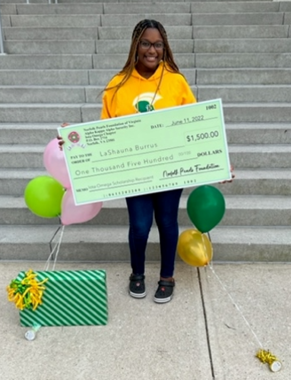 LaShauna Burrus Check